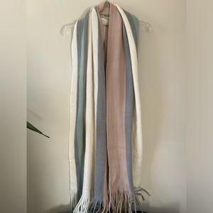 Steve Madden Acrylic Striped Scarf, NWT